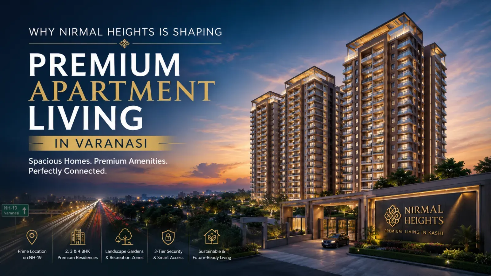 Why Nirmal Heights Is Shaping Premium Apartment Living in Varanasi